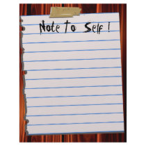 Note to Self ! Letterhead Notepaper