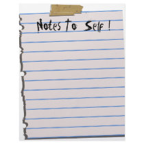 Note to Self ! Letterhead Notepaper
