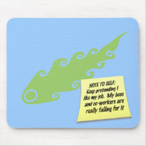 Note to Self mousepads