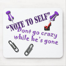 Note To Self Mousepad