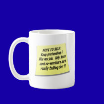 Note to Self mugs