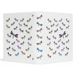 Notebook Binder with Dragonfly Dance Design
