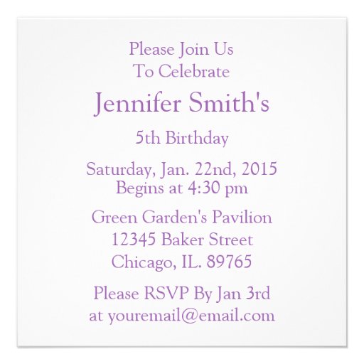 Notebook Doodle Birthday Party Invitations