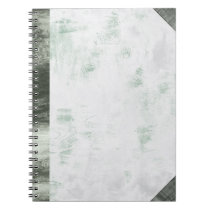 Notebook - Pale Green Fabric Wave Pattern notebooks