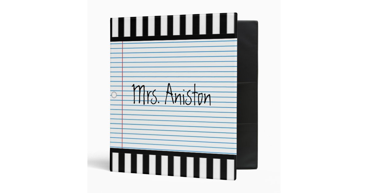 3 ring notebook paper