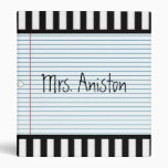 Notebook Paper Vinyl Binders
