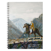Notebook, Peruvian Horse on a Mountain Trail