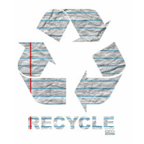 Notebook Recycle t-shirts