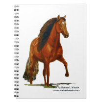 Notebook, Red Peruvian Horse
