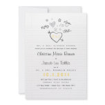Notebook Wedding Invitation