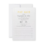Notebook Wedding Invitation RSVP