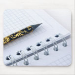 Notebook with pencil mousepads
