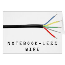 notebookless wire card