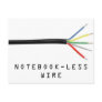 notebookless wire postcard