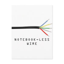 notebookless wire postcard