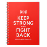[UK Flag] keep strong and fight back  Notebooks
