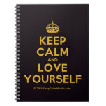 [Crown] keep calm and love yourself  Notebooks