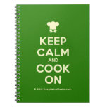 [Chef hat] keep calm and cook on  Notebooks