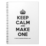 [Crown] keep calm and make one  Notebooks