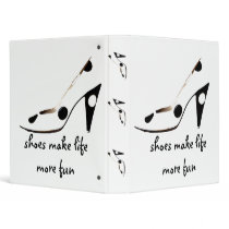 Notebooks for shoe and fashion fans binders