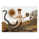 Notecard: Alchemical Arts disk of the sun and moon