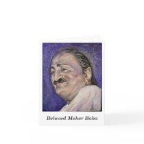 Notecard-- Beloved Meher Baba by rosie7 Notecard-- Beloved Meher Baba