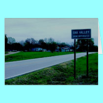 Notecard: Oak Valley, Kansas cards