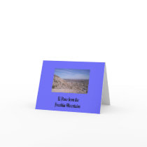 Notecard, view of El Paso