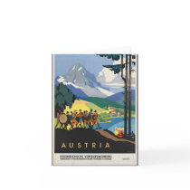 Notecard-Vintage Travel-Austria