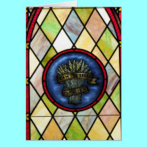 Notecard: Window at the Methodist Church, Longton cards