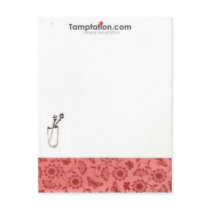 notepad_cup_flower postcards by tamptation notepad_cup_flower postcards