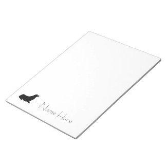 Notepad - Seal silhouette