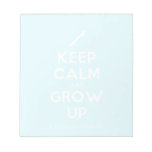 [Skateboard] keep calm and grow up  Notepads