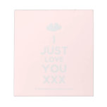 [Two hearts] i just love you xxx  Notepads