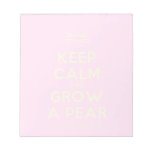 [UK Flag] keep calm and grow a pear  Notepads