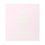[Crown] keep calm i'm an aka  Notepads