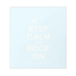 [Electric guitar] keep calm and rock on  Notepads