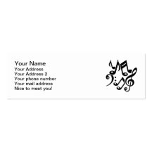 Notes classic music business card templates