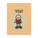 notes for my friends. postcards