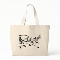 Notes, music bag