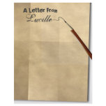Notes On A Paper Bag Stationery Letterhead Template