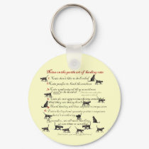 Notes on the Gentle Art of Herding Cats keychains