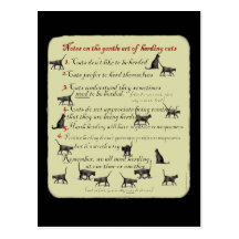 Notes on the Gentle Art of Herding Cats Post Cards