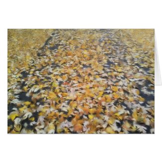 Noteworthy Autumn Leaves Stationery Note Card