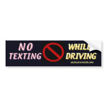 NoTextingWhileDriving Bumper Stickers