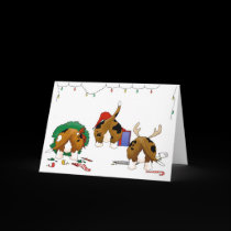 Nothin' Butt A Basset Christmas cards
