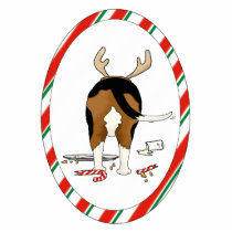 Nothin' Butt A Beagle Christmas Ornament photo sculptures