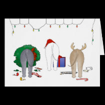 Nothin' Butt A Bedlington Christmas cards