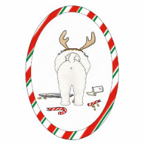 Nothin' Butt A Bichon Christmas Ornament photo sculptures