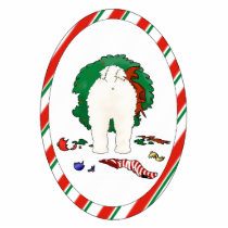 Nothin' Butt A Bichon Christmas Ornament photo sculptures